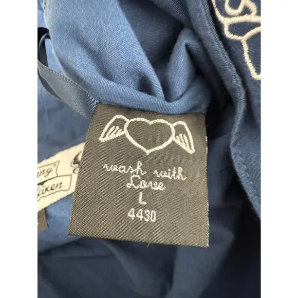 Hell Bunny Vixen Sz L Navy Nautical Sailor Flare Swing Dress Rockabilly Retro - Picture 8 of 10